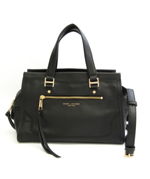 Marc Jacobs Cruiser Large Satchel M0015021 001 Womens Leather HandbagShoulder Bag Black livraison gratuite