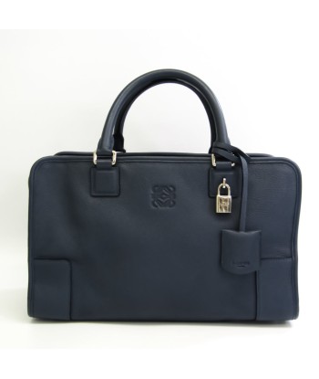 Loewe Amazona 36 Womens Leather Handbag Blue commande en ligne