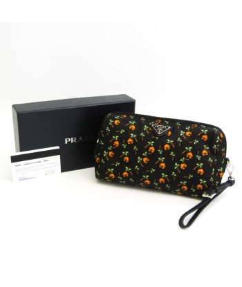 Prada 1NE693 Womens Nylon Pouch Black plus qu'un jeu 