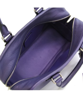 Loewe Amazona 28 Womens Leather Handbag Purple Les magasins à Paris