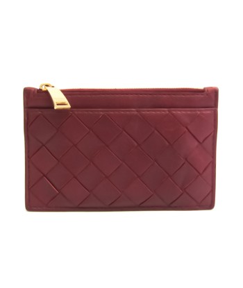 Jimmy Choo 608784 Women's Leather Coin Purse/coin Case Bordeaux prix