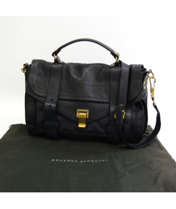 Proenza Schouler Medium Womens Leather Shoulder Bag Navy shop