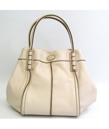 Tods Womens Leather Handbag White acheter en ligne