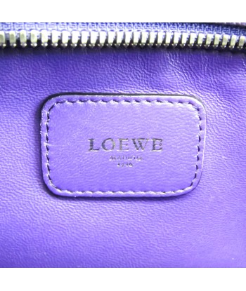 Loewe Amazona 28 Womens Leather Handbag Purple Les magasins à Paris