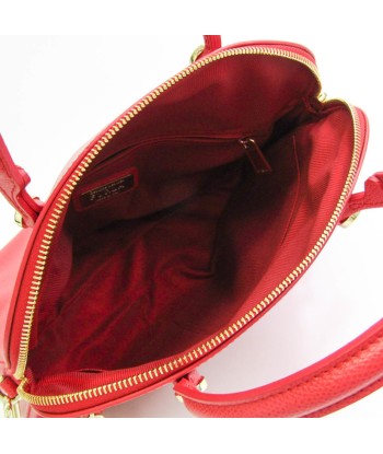 Furla Piper M G5996 S5 Womens Leather HandbagShoulder Bag Red Color destockage