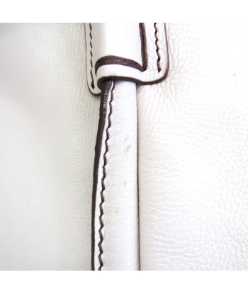 Tods Womens Leather Handbag White acheter en ligne