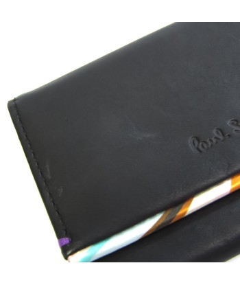 Paul Smith Leather Business Card Case BlackMulti-color destockage