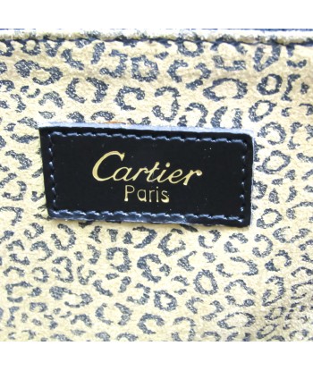 Cartier Panthre Womens Leather HandbagShoulder Bag Black Venez acheter