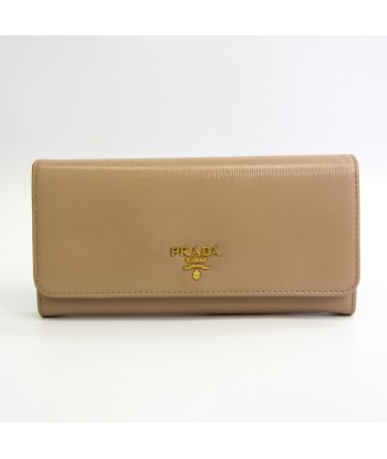 Prada Saffiano Fiocco 1M0506 Women's Leather Long Wallet (bi-fold) Beige shop