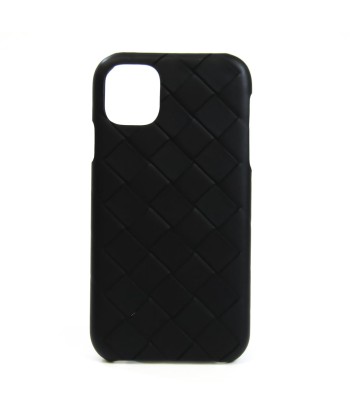 Bottega Veneta Intrecciato Leather Phone Bumper Black iPhone11 case Faites des économies