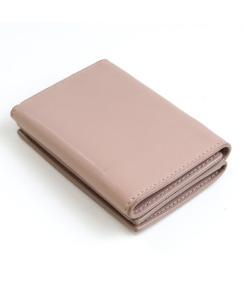 Yves Saint Laurent YSL Tiny Wallet 459880 Womens Leather Wallet (tri-fold) Pink Beige pas cher