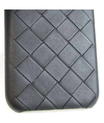 Bottega Veneta Intrecciato Leather Phone Bumper Black iPhone11 case Faites des économies