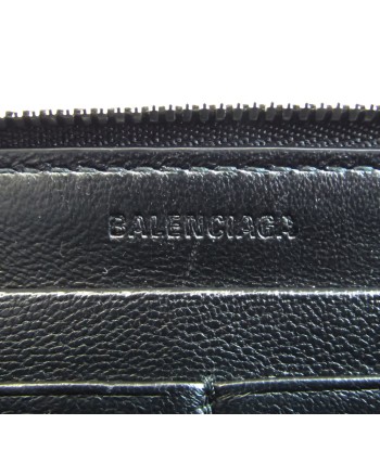 Balenciaga B Continental 601352 Mens Leather Long Wallet (bi-fold) Black Venez découvrir notre 