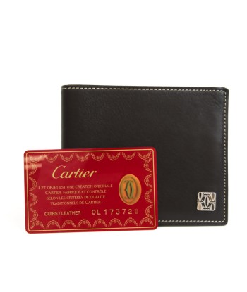 Cartier Unisex Leather Bill Wallet (bi-fold) Brown prix