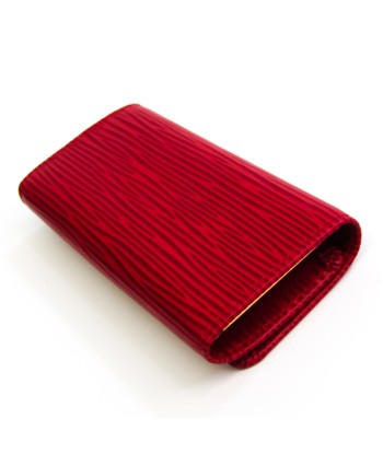 Louis Vuitton Epi 4 Key Holder M63827 Unisex Epi Leather Key Case Castilian Red d'Europe débarque