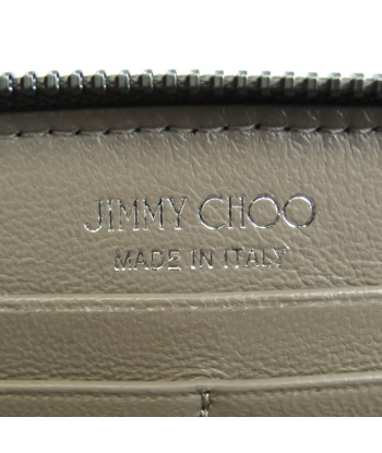 Jimmy Choo Philippa Women's Leather Studded Long Wallet (bi-fold) Brown pour bénéficier 