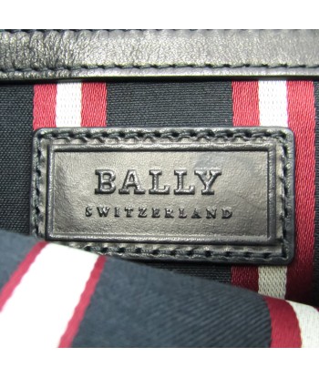 Bally Unisex Leather Shoulder Bag Black la colonne vertébrale