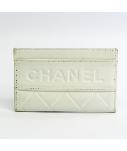 Chanel Bicolor Card Case White en ligne