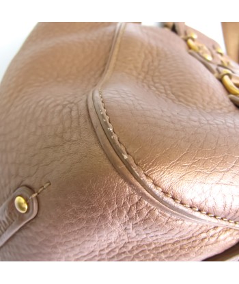 Cole Haan Women's Leather Handbag Gold pas cher 