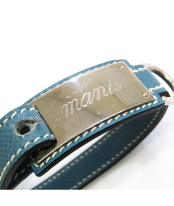 Hermes Dog Collar Courchevel Leather Blue Jean s'inspire de l'anatomie humaine