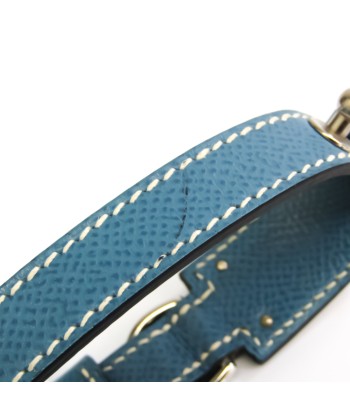 Hermes Dog Collar Courchevel Leather Blue Jean s'inspire de l'anatomie humaine