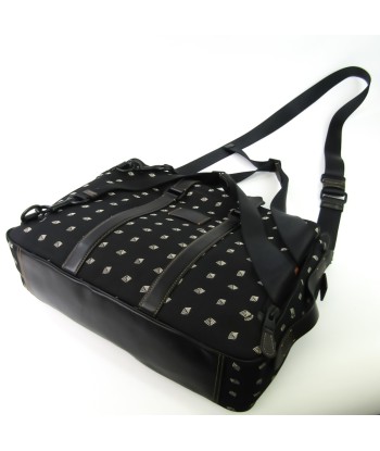 Coach Metropolitan Convertible With Dot Diamond Print 29506 Men's Fabric,Leather Boston Bag,Handbag Black JUSQU'A -70%! 