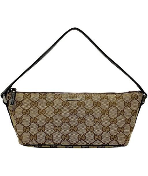 Gucci GG Canvas Ec-14240 Womens LeatherCanvas HandbagPouch BeigeBrown ou a consommer sur place