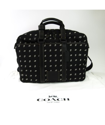 Coach Metropolitan Convertible With Dot Diamond Print 29506 Men's Fabric,Leather Boston Bag,Handbag Black JUSQU'A -70%! 