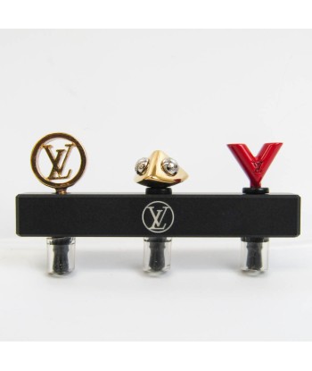 Louis Vuitton Earphone Jack Phone Plug Iconic Trankeys GoldRed Color Earphone Jack Accessory MetalPlastic du meilleur 