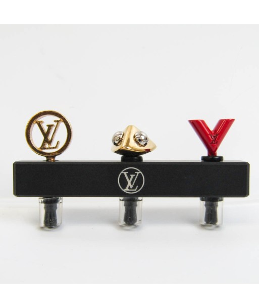 Louis Vuitton Earphone Jack Phone Plug Iconic Trankeys GoldRed Color Earphone Jack Accessory MetalPlastic du meilleur 