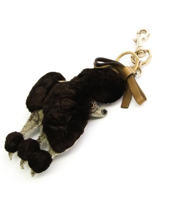 Gucci GG Supreme Charm Gucciori Poodle Keyring (BeigeBrown) Vous souhaitez 