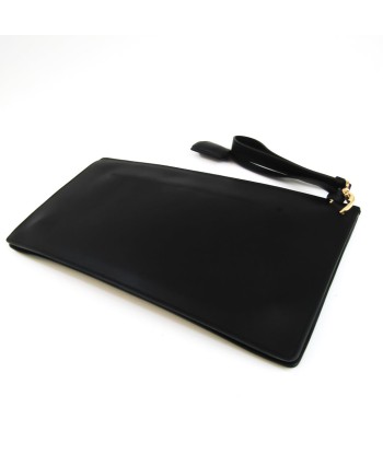 Salvatore Ferragamo Womens Leather Clutch Bag Black Venez découvrir notre 