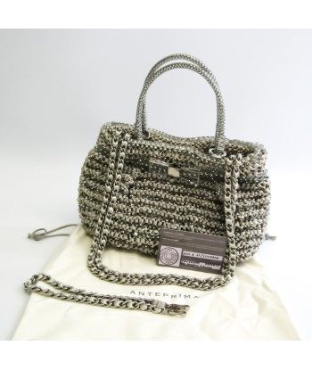 Anteprima NEW CRISTALLO FIOCCO PB11SB3044 Women's Wire Handbag,Shoulder Bag Gray,Silver Par le système avancé 