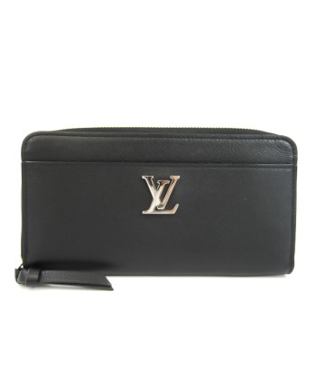 Louis Vuitton Zippy Lock Me M62622 Womens Calf Leather Long Wallet (bi-fold) Noir de l' environnement