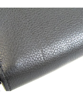 Louis Vuitton Zippy Lock Me M62622 Womens Calf Leather Long Wallet (bi-fold) Noir de l' environnement