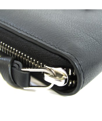 Louis Vuitton Zippy Lock Me M62622 Womens Calf Leather Long Wallet (bi-fold) Noir de l' environnement