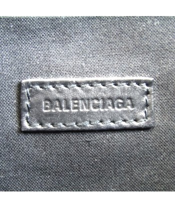 Balenciaga 373834 Unisex Canvas,Leather Clutch Bag Black,Cream ou a consommer sur place