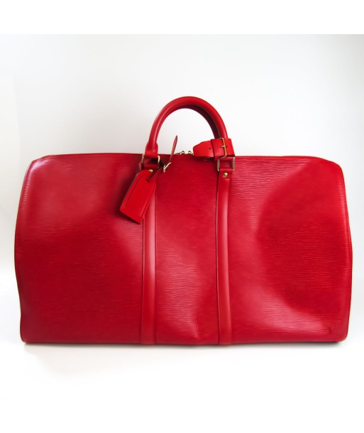 Louis Vuitton Epi Keepall 55 M42957 Womens Boston Bag Castilian Red Comparez et commandez 