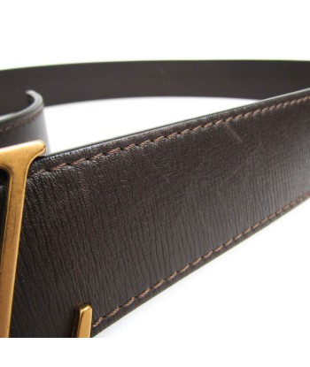 Louis Vuitton Initial Belt M6902T Mens Leather Standard Belt Brown 90 Toutes les collections ici