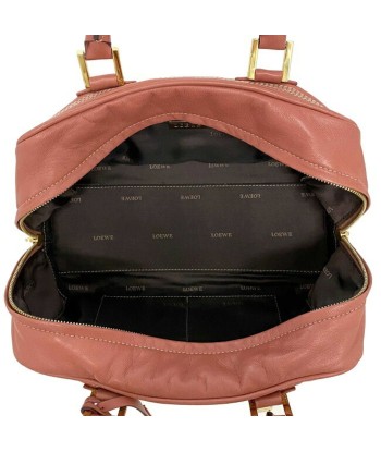 Loewe Amazona F-14269 Women's Boston Bag,Handbag Gold,Pink les muscles