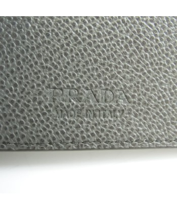 Prada Unisex Leather Wallet (bi-fold) Gray votre restaurant rapide dans 