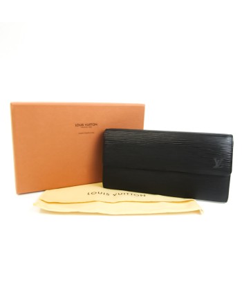 Louis Vuitton Monogram Vernis Pochette Porte-monnaie Credit M91380 Womens Epi Leather Long Wallet (bi-fold) Noir en stock