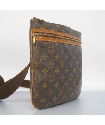 Auth Louis Vuitton Monogram Pochette Bosphore M40044 Womens Shoulder Bag la colonne vertébrale