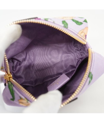 Auth Gucci 577355 Womens Canvas Pouch Purple 2024