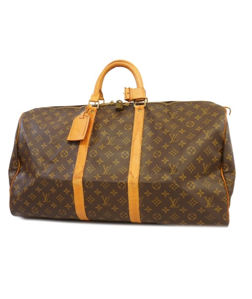 Auth Louis Vuitton Monogram Keepol 55 M41424 MenWomenUnisex Boston Bag commande en ligne