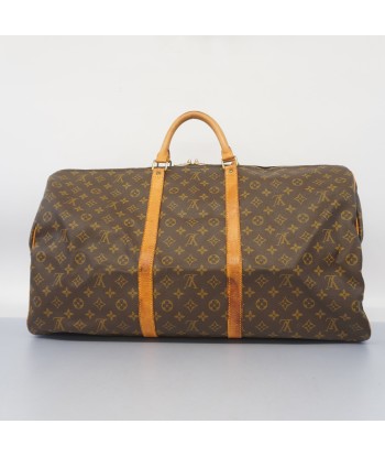 Auth Louis Vuitton Monogram Keepol 60 M41422 MenWomenUnisex Boston Bag de pas cher