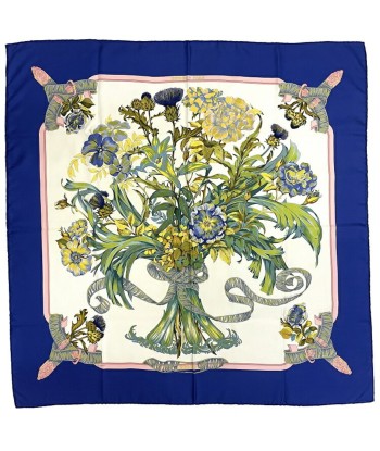 Hermes Ec-14185 Women's Silk Scarf Blue,Green,White s'inspire de l'anatomie humaine