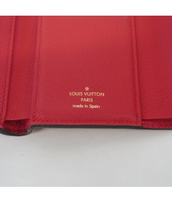 Auth Louis Vuitton Tri-Fold Wallet Portofeuil Duble V Compact M64419 Ruby Les êtres humains sont 