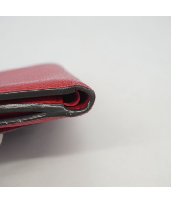 Auth Louis Vuitton Tri-Fold Wallet Portofeuil Duble V Compact M64419 Ruby Les êtres humains sont 