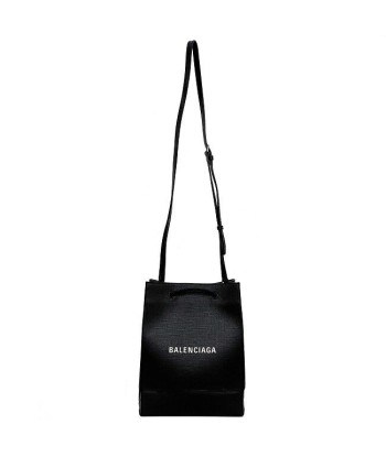 Balenciaga F-14279 Womens Leather HandbagShoulder BagTote Bag Black outlet